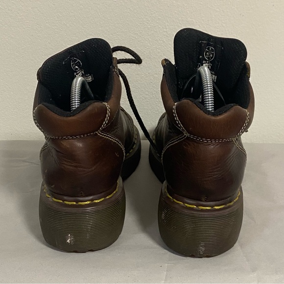 Doc Martens Boots Women’s 10 Brown Leather 8542 Ankle Lace-Up Boots Toya Boots - Picture 8 of 16
